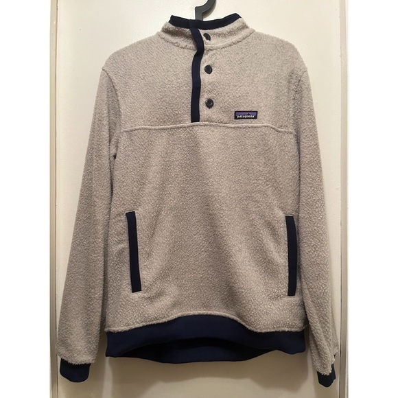 Patagonia Men's Shearling Button Fleece Pullover - Picture 2 of 7